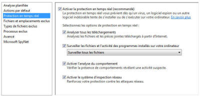 INtune parametres