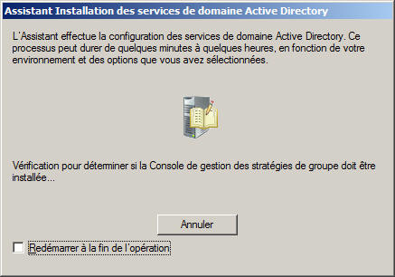 dcpromo : en cours