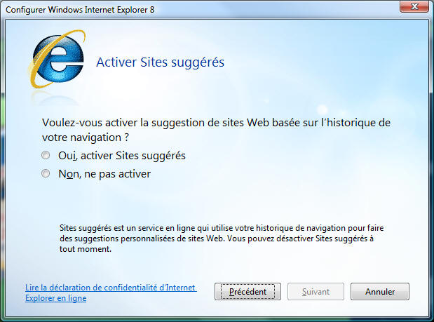 IE 8 suggestion