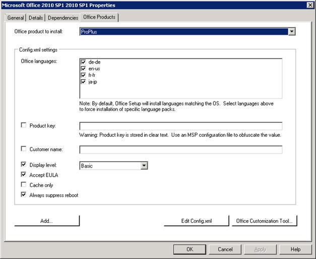 MDT Office 2010