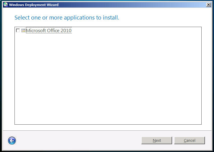 Lite Touch applications