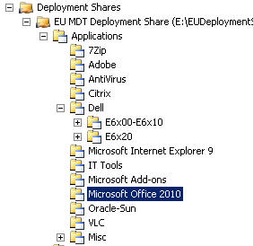 MDT office 2010