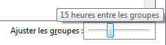 ajuster les groupes