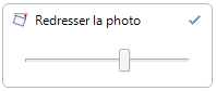 Redresser la photo