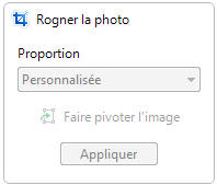 Rogner le photo