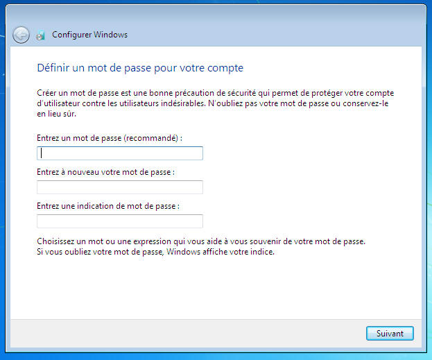 Windows 7 passord