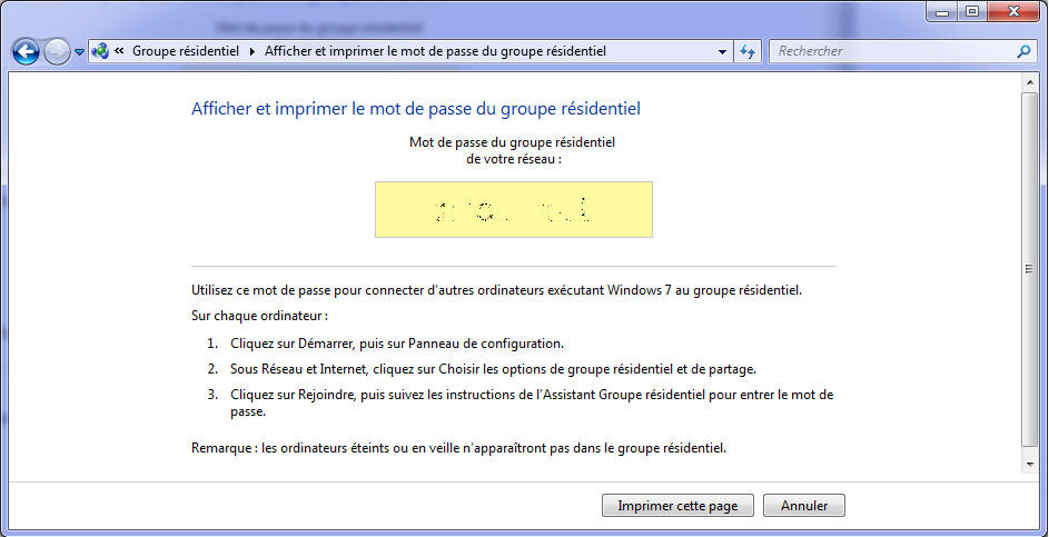 Mot de passe