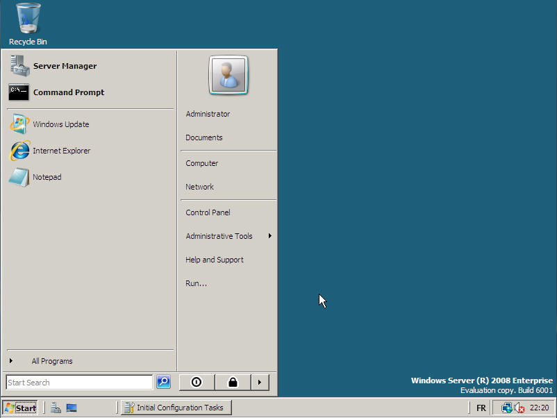 Windows Server 2008 bureau