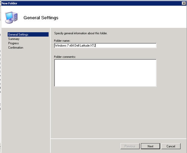 MDT folder