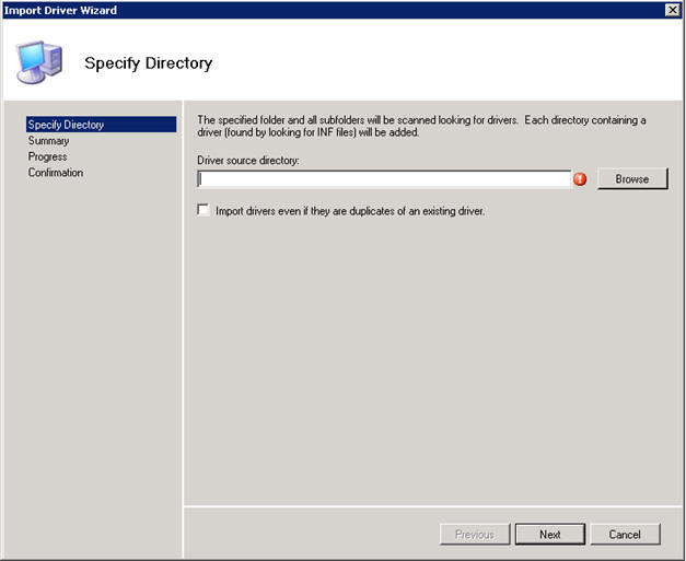 MDT import