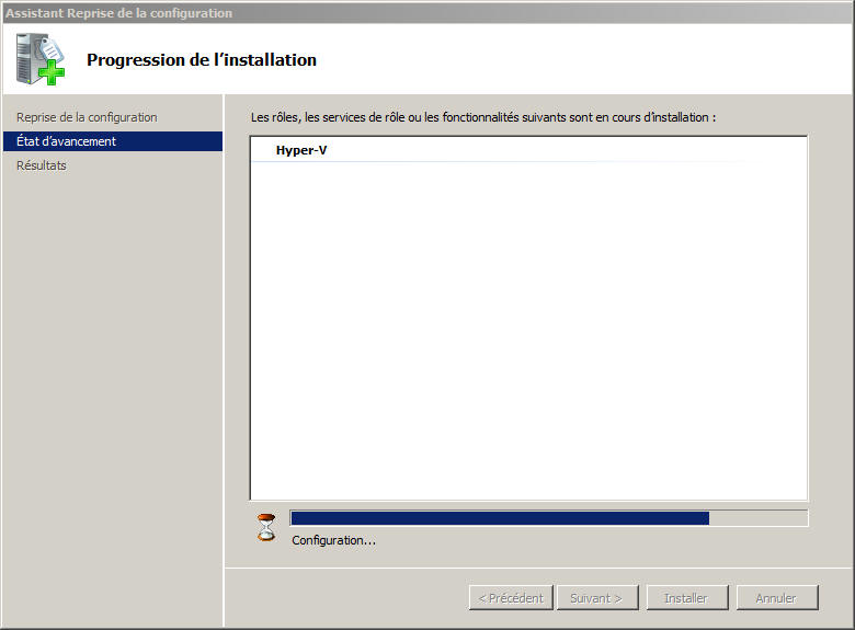 Hyper-v initialisation